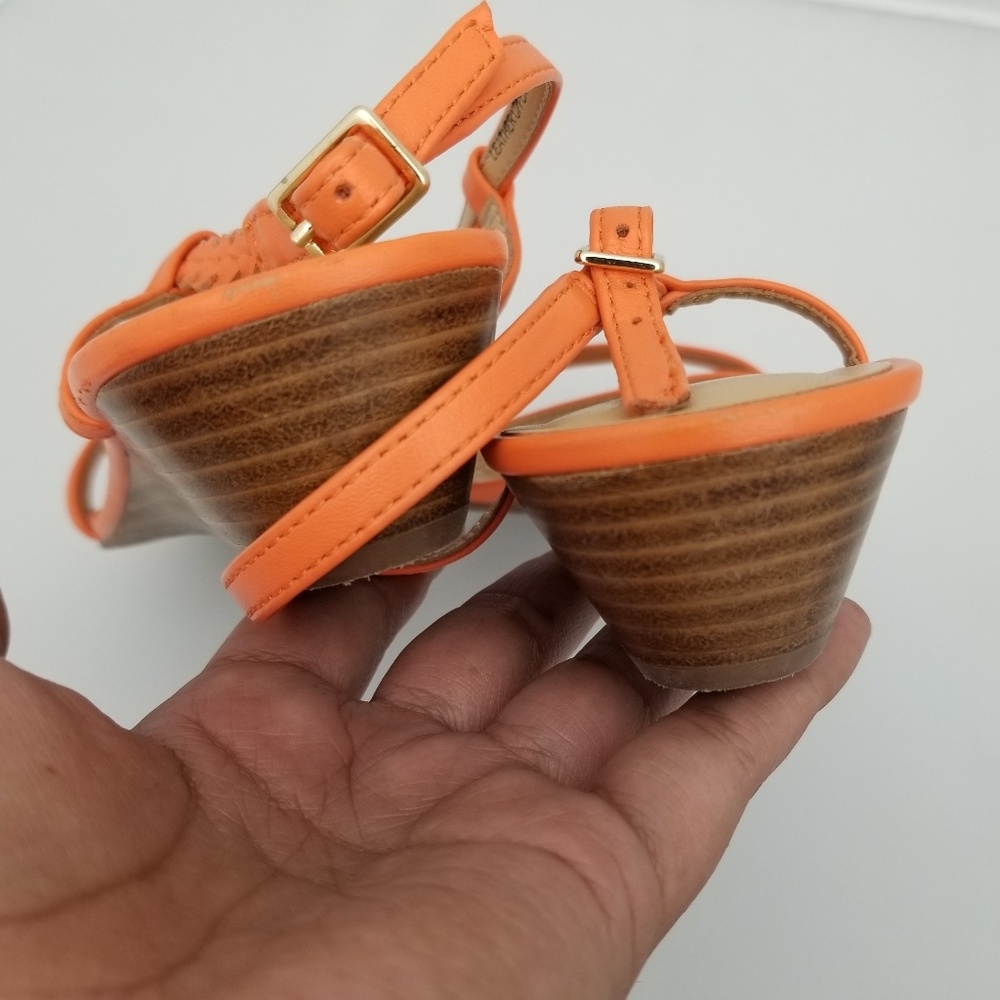 Talbots Orange straps sandlas size 9 - Picture 5 of 5